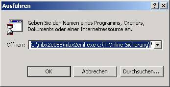 Emails aus T-Online in Incredimail