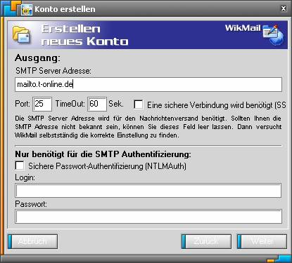 Emailpasswort WikMail T-Online