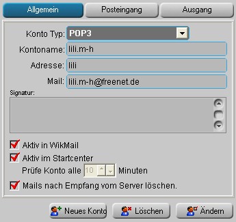 Freenet und WikMail