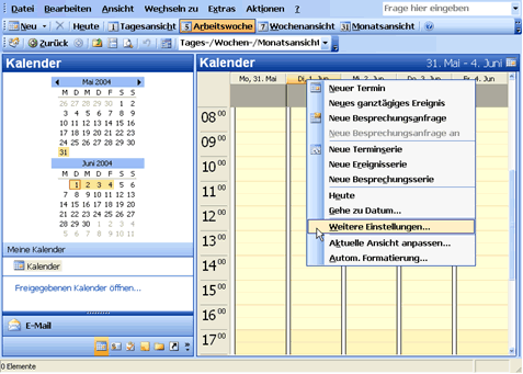 Outlook Komprimierung