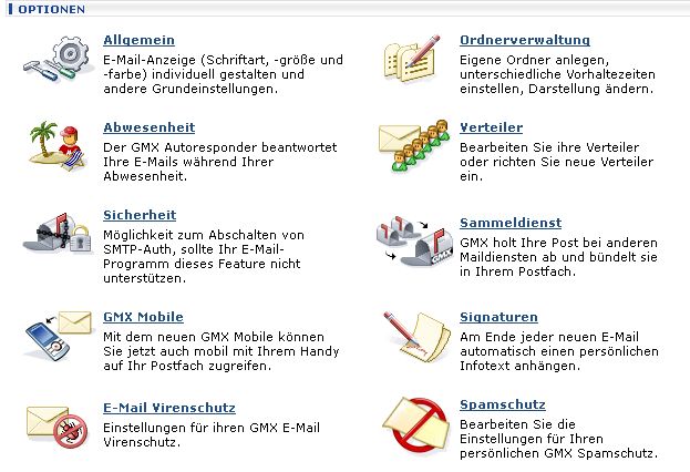 Whitelist für GMX erstellen - Nachrichten von Absender immer zustellen