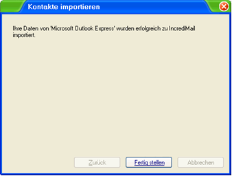 In Incredimail Emails importieren