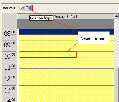 Termin hinzufügen