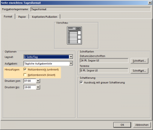 Seite-einrichten-Tagesformat