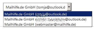 Ändern Sie Ihre standardmäßige Absenderadresse für Outlook.com