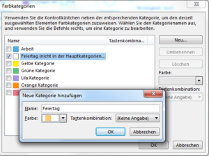 Alle Feiertage als beschäftigt oder abwesend im Outlook Kalender