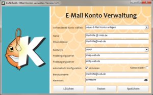 KunoMail mit Web.de
